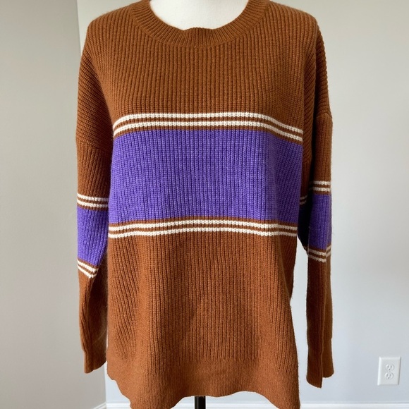 Lumiere size large long sleeve sweater crew neck work cozy modest Autumn  EUC - Picture 1 of 12